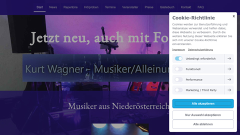 Vorschaubild der Homepage von Vorschaubild der Homepage von